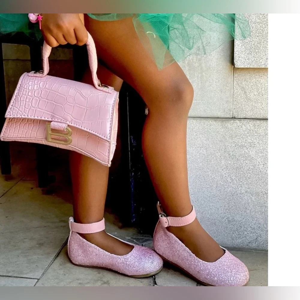 Sparkly Pink Kids Shoes
